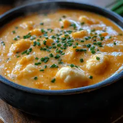 Velvety Cheddar Cauliflower Bliss Soup: A Comforting Delight