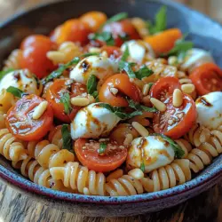 Sun-Kissed Caprese Pasta Salad