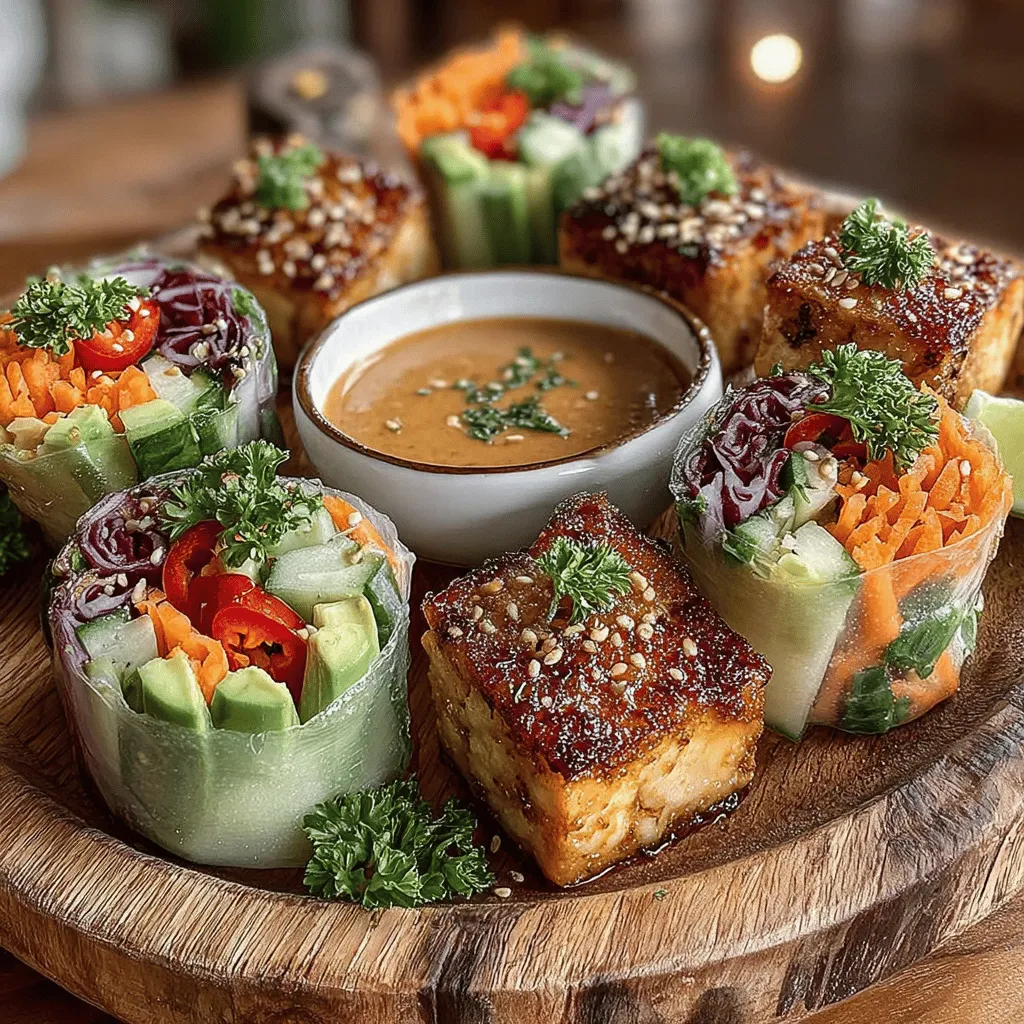 Welcome to the vibrant world of Chili Lime Tofu Rice Paper Rolls, a dish that not only tantalizes the taste buds but also embodies a beautiful balance of textures and flavors. This delightful recipe combines fresh vegetables with marinated tofu, all wrapped in delicate rice paper, making it suitable for any occasion. Whether you're looking for an impressive appetizer, a light snack, or a refreshing meal, these rice paper rolls are sure to please. As you delve into this culinary adventure, you will discover not only how to create these visually appealing rolls but also the rich background and health benefits that accompany them.