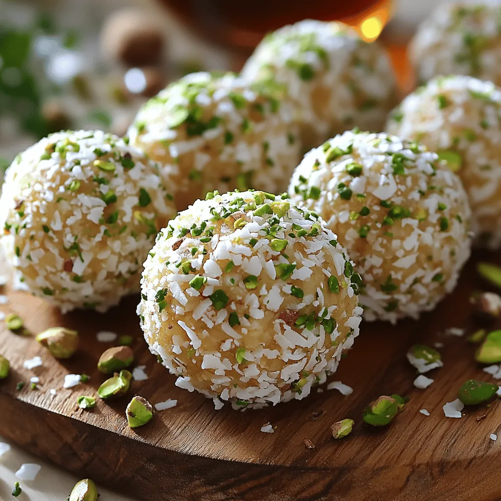 If you are on the lookout for a delightful snack that satisfies your sweet tooth while offering a plethora of health benefits, look no further than Sweet Pistachio Coconut Balls. This simple yet indulgent recipe combines the rich flavors of pistachios, the tropical essence of coconut, and the natural sweetness of dates to create a treat that is not only delicious but also nutritious. These bite-sized balls are perfect for a quick energy boost, a healthy dessert option, or just a delightful snack to enjoy any time of the day.