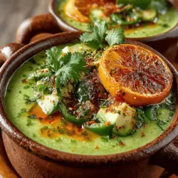 To create a flavorful and refreshing cucumber avocado gazpacho, the first step is to prepare your vegetables properly. Start with fresh, firm cucumbers. For the best texture, peel them, then slice them in half lengthwise to remove the seeds with a spoon. This will help reduce excess water in your gazpacho, ensuring it isn't too watery. Next, chop the cucumbers into rough chunks.