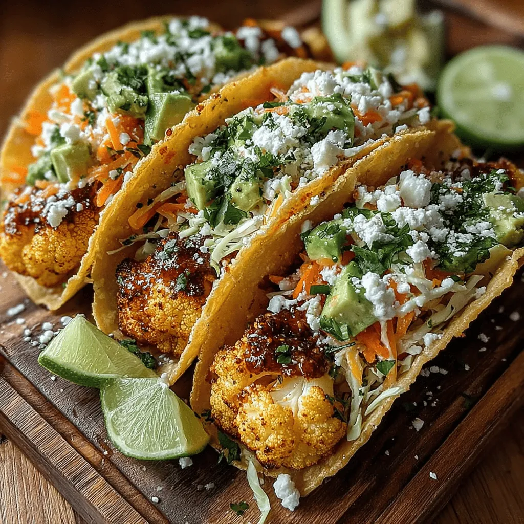 In recent years, the culinary world has witnessed a remarkable shift toward plant-based cooking, with tacos at the forefront of this trend. Golden roasted cauliflower tacos exemplify this movement, showcasing the incredible versatility and rich flavors that vegetables can bring to traditional dishes. With their satisfying texture and vibrant taste, these tacos cater to a diverse audience, appealing to both vegetarians and meat lovers alike. As more people seek out meat alternatives for health, environmental, or ethical reasons, this recipe stands out as a delicious option that doesn’t compromise on flavor or enjoyment.