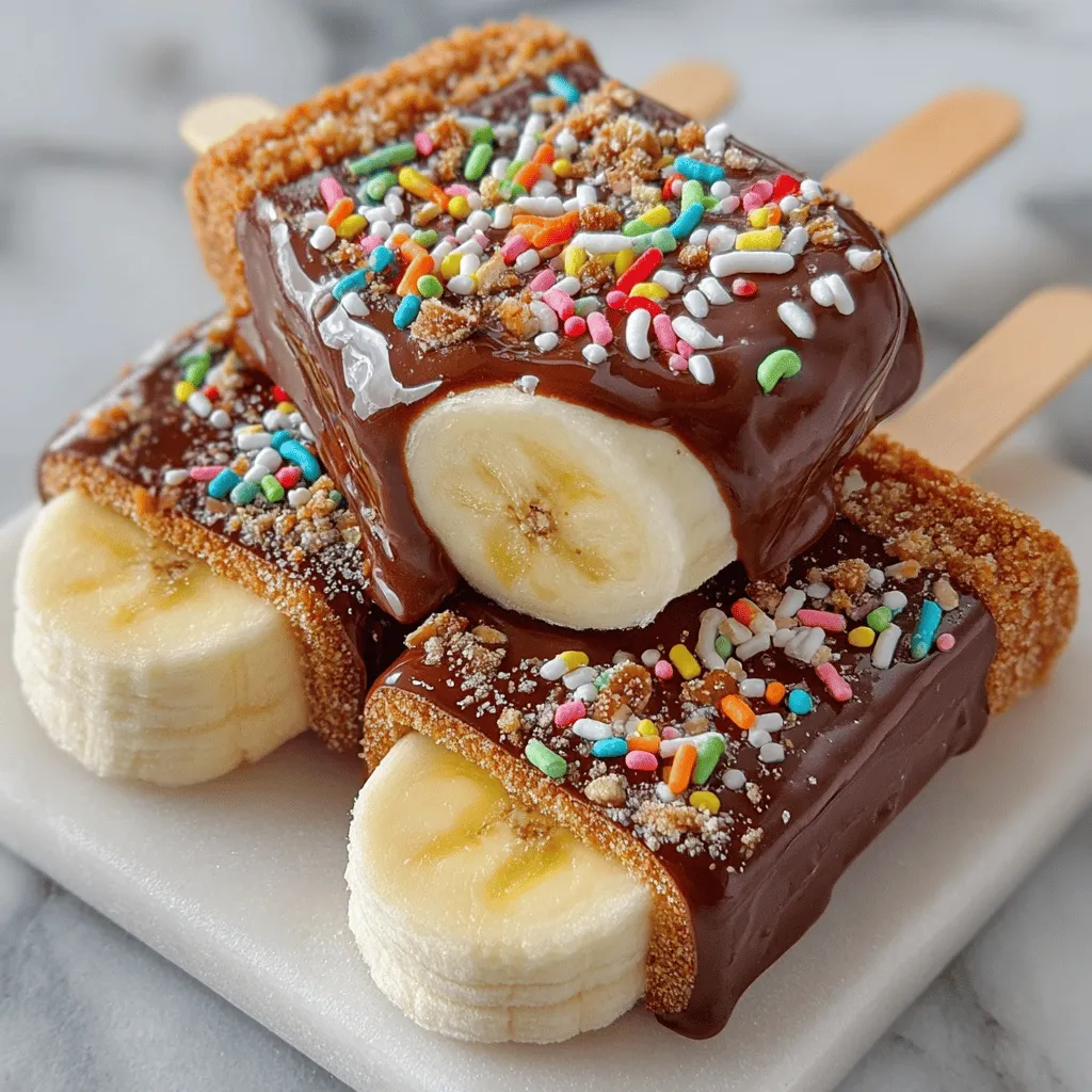 Choco-Banana Bliss Pops are the perfect fusion of rich chocolate and sweet, creamy bananas, creating a delightful dessert that appeals to palates of all ages. These frozen treats are not only delicious but also offer a healthier alternative to traditional desserts, making them a fantastic choice for guilt-free indulgence. With their vibrant flavor and satisfying texture, these pops are bound to please everyone at your next gathering or family night.