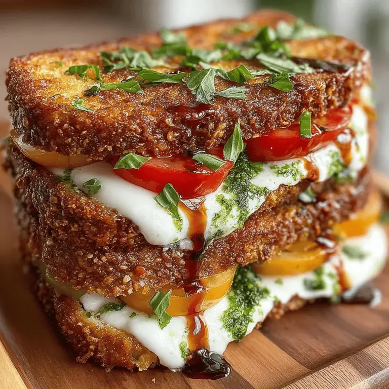 When it comes to sandwiches, few can compete with the irresistible allure of a grilled tomato sandwich featuring fresh basil pesto and creamy mozzarella. This delightful dish marries the sweetness of ripe tomatoes with the aromatic richness of basil, all encased in perfectly toasted bread. Whether enjoyed as a quick lunch, a light dinner, or a satisfying snack, grilled tomato sandwiches offer a versatility that caters to a range of palates. The combination of textures and flavors elevates this simple meal into a gourmet experience, making it a favorite for both casual diners and culinary enthusiasts alike.