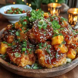To achieve the perfect Sweet Chili Mango Chicken Bites, start by searing your chicken. This method not only develops a beautiful golden brown exterior but also locks in the juices, resulting in tender and flavorful bites.