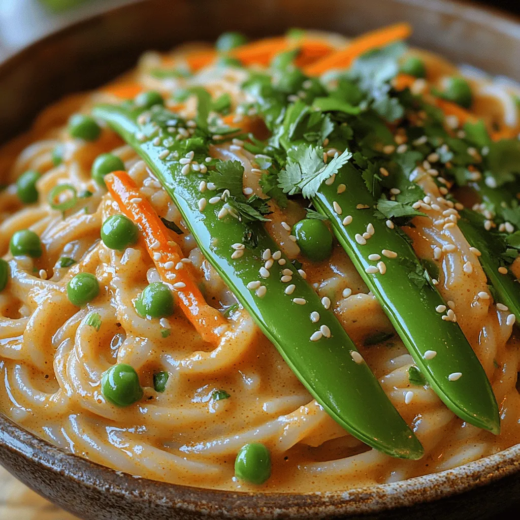 Creamy Peanut Sesame Noodles are a delightful dish that combines the rich flavors of peanut butter and sesame with the satisfying texture of noodles, creating a meal that is both quick to prepare and nourishing. Ideal for busy weeknights or a leisurely weekend lunch, this recipe stands out for its simplicity and versatility. Whether you're a fan of Asian cuisine or simply looking for a nutritious option that pleases the palate, these noodles deliver on all fronts.