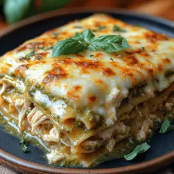 Creamy Pesto Chicken Lasagna: The Perfect Comfort Dish