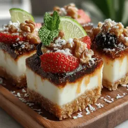 As the temperatures rise and summer days beckon for refreshment, frozen desserts emerge as a delightful solution to quench your thirst and satisfy your sweet tooth. Among the myriad of options available, few can rival the invigorating charm of the Tropical Paradise Frozen Coconut Berry Squares. This recipe encapsulates the essence of a sun-soaked getaway, combining luscious tropical flavors with the simplicity of homemade delights. Whether you're hosting a summer gathering or simply treating yourself to a well-deserved indulgence, these frozen squares are sure to be a hit.
