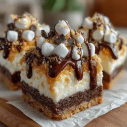 The scent of toasted marshmallows mingling with the crackle of a campfire is a timeless experience that transports many of us back to carefree summer nights spent with friends and family. S’mores—a delightful combination of graham crackers, melted chocolate, and gooey marshmallows—are a staple of outdoor gatherings, evoking feelings of nostalgia and warmth. However, enjoying this classic treat doesn’t always require a campfire. Enter the No-Bake S’mores Fudge Bars, a delectable twist on the traditional s’mores that captures all the beloved flavors while being incredibly easy to prepare in the comfort of your own kitchen.