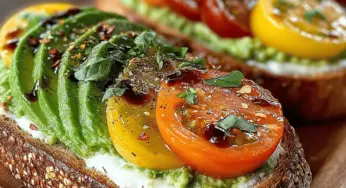 Avocado Bliss Tomato Toast: A Delightful Culinary Experience