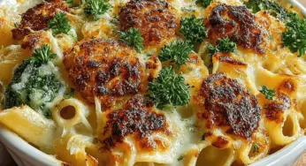 Creamy Broccoli Almondine Pasta Bake: A Culinary Delight