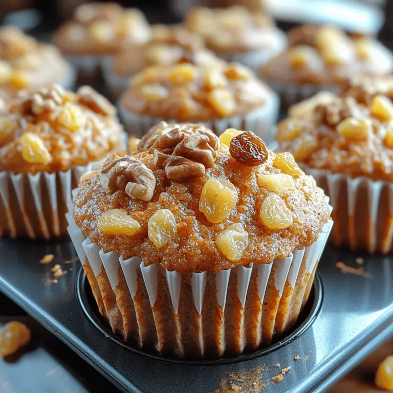 When it comes to healthy snacking and breakfast options, muffins have carved out a beloved niche in kitchens worldwide. These portable delights are not only versatile but also perfect for any time of day, making them an ideal choice for busy individuals and families alike. Among the myriad of muffin recipes available, Carrot Bliss Muffins stand out as a particularly delectable and nutritious option. With their moist texture, vibrant flavors, and wholesome ingredients, these muffins are more than just a treat; they are a way to indulge while still making a healthy choice.