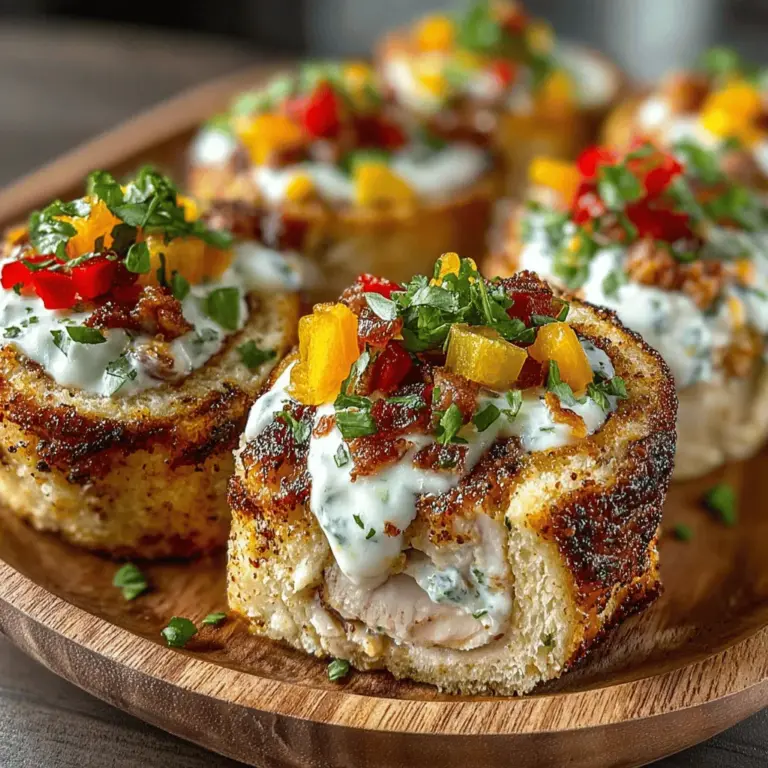 If you're on the hunt for a quick and delicious recipe that seamlessly marries flavor and convenience, look no further than Mini Zesty Chicken Ranch Roll-Ups. This delightful dish features tender shredded chicken enveloped in a soft tortilla, complemented by a creamy ranch dressing and the sharpness of cheddar cheese. As a versatile snack or meal option, these roll-ups are perfect for a variety of occasions, whether you're hosting a party, gearing up for game day, or simply need a satisfying lunch.