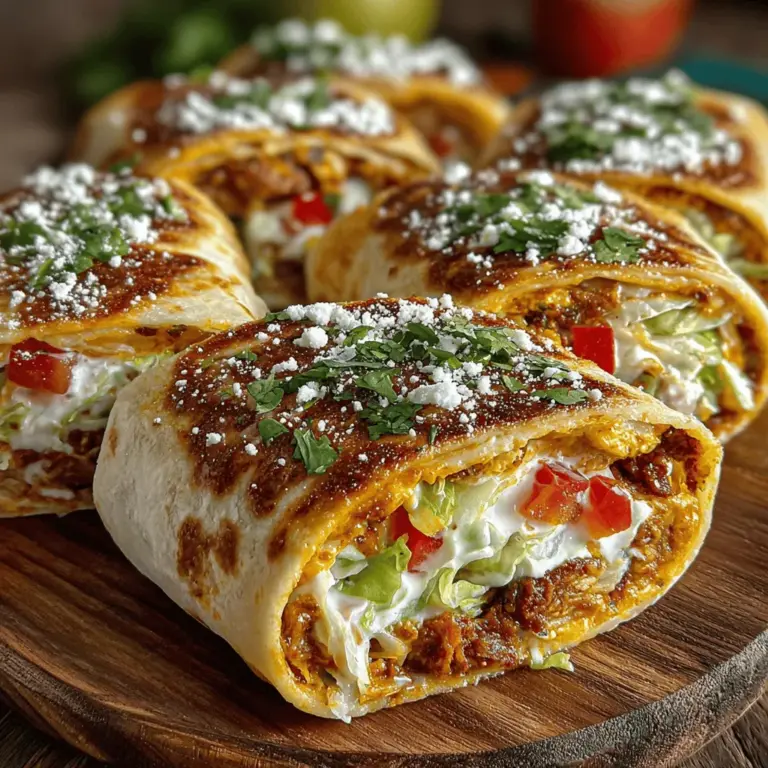 To create a delightful creamy filling for your Spicy Chili Chicken Pinwheel Wraps, start by gathering your ingredients: cream cheese, sour cream, chili sauce, lime juice, and spices. In a medium mixing bowl, combine 8 ounces of softened cream cheese and 1 cup of sour cream. Using an electric mixer or a whisk, blend these two ingredients until they reach a smooth and creamy consistency.