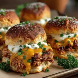 To create perfect Mini Chicken Ranch Biscuit Melts, it’s crucial to understand the role each ingredient plays in crafting the delightful experience of this recipe. Here’s a breakdown of the key components and their contributions: