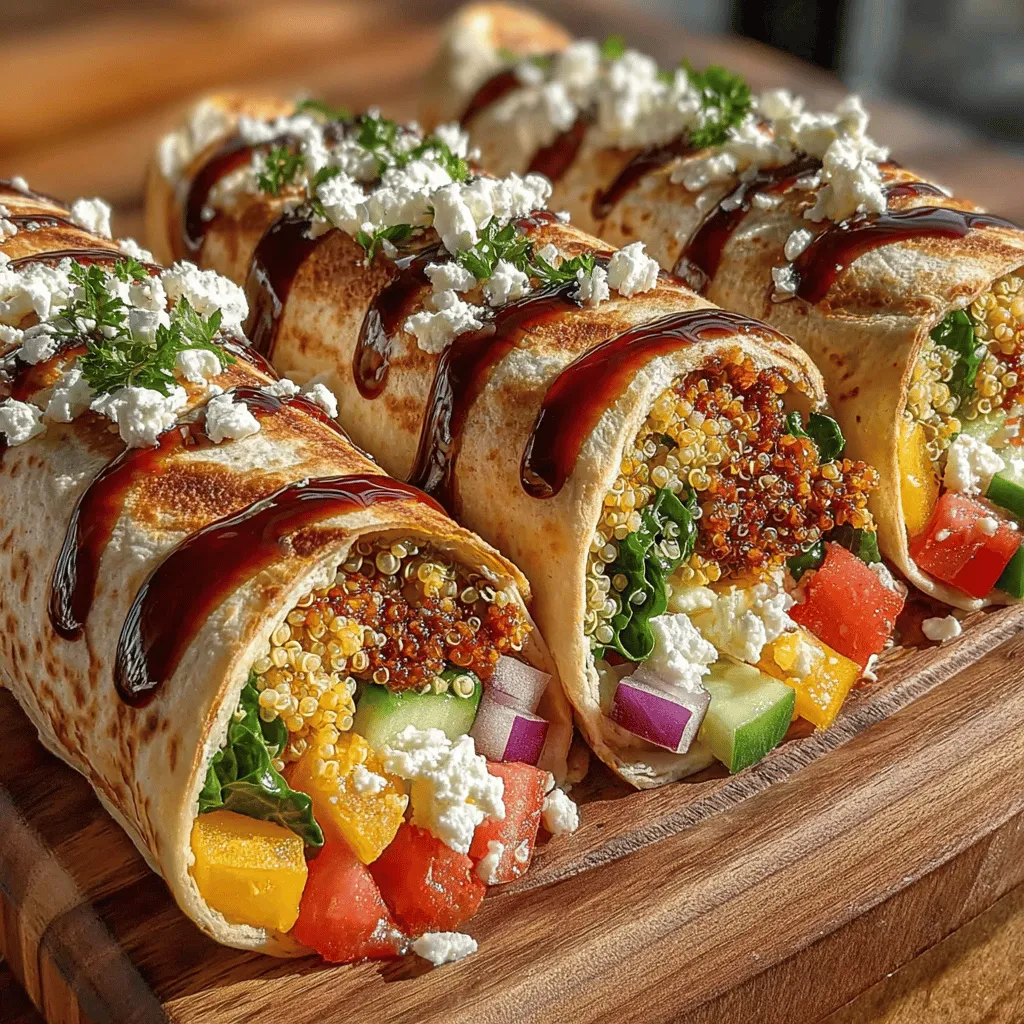 In today’s fast-paced world, where convenience often trumps nutrition, finding healthy yet delicious meal options can be a challenge. Amidst the hustle of daily life, we often overlook the importance of nourishing our bodies with wholesome ingredients. Enter Balsamic Bliss Wraps—an inviting and nutritious dish that brings together the earthy flavors of quinoa and a medley of crisp, fresh vegetables, all beautifully wrapped in a whole wheat tortilla. These wraps are not only a feast for the eyes but also offer a burst of flavors that can make any meal an enjoyable experience.