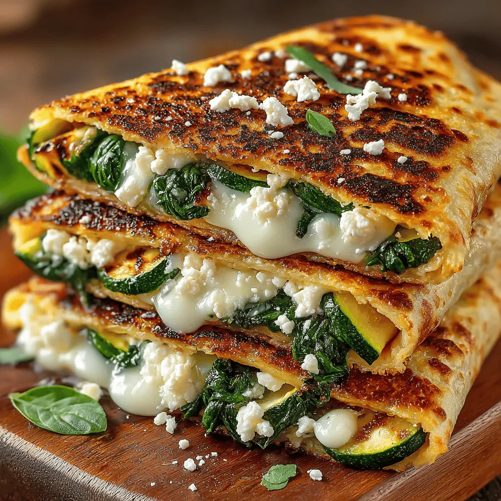 Before diving into the delightful world of making Zucchini Spinach Grilled Cheese Wraps, it's crucial to pay attention to the preparation of your zucchini. Proper slicing and seasoning are the foundations of this recipe.