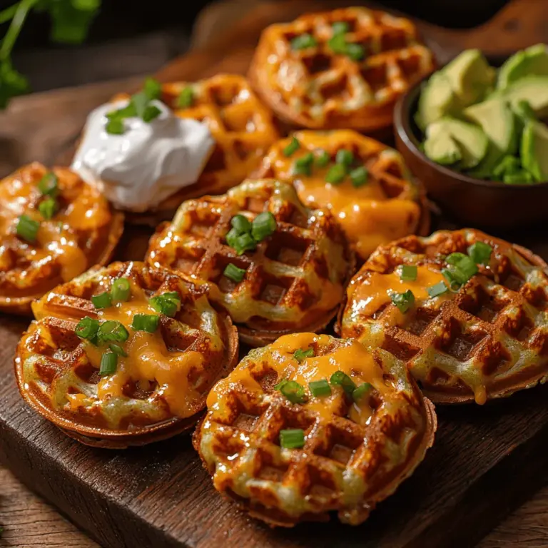 In recent years, the culinary world has seen an explosion of creative waffle recipes, transforming a simple breakfast staple into an avenue for culinary experimentation. From sweet to savory, waffles have transcended their traditional boundaries, allowing home cooks and chefs alike to explore an array of flavors and textures. Among these innovative creations, the Spicy Green Chili & Cheese Mini Waffles stand out as a delicious twist on the classic waffle, offering a harmonious balance of heat and savory goodness that is sure to excite your taste buds.