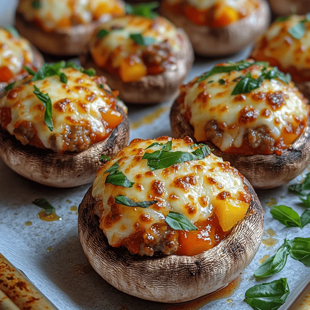 When it comes to appetizers that are sure to impress, Mini Pizza Stuffed Mushrooms are a delightful option that brings together the beloved flavors of pizza and the earthy goodness of mushrooms. Whether you're hosting a party, gearing up for game night, or simply looking to spice up a family dinner, these bite-sized treats are a crowd-pleaser. Their versatility allows for a range of variations, making them suitable for different dietary preferences and occasions. Plus, they offer a unique way to enjoy the classic pizza experience without the carbs of a traditional crust.