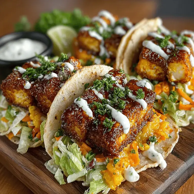 In the realm of plant-based cuisine, the Mini Buffalo Tofu Wrap Bites stand out as a delicious and satisfying option for both vegans and non-vegans alike. These bite-sized delights combine the bold flavors of buffalo sauce with the hearty texture of tofu, making them perfect for appetizers, snacks, or even light meals. As the demand for flavorful, plant-based options continues to rise, these wraps not only appease cravings for something savory and spicy but also provide a healthier alternative to traditional buffalo wings. This article explores the recipe in detail, guiding you through each step while highlighting the nutritional benefits of the ingredients used.