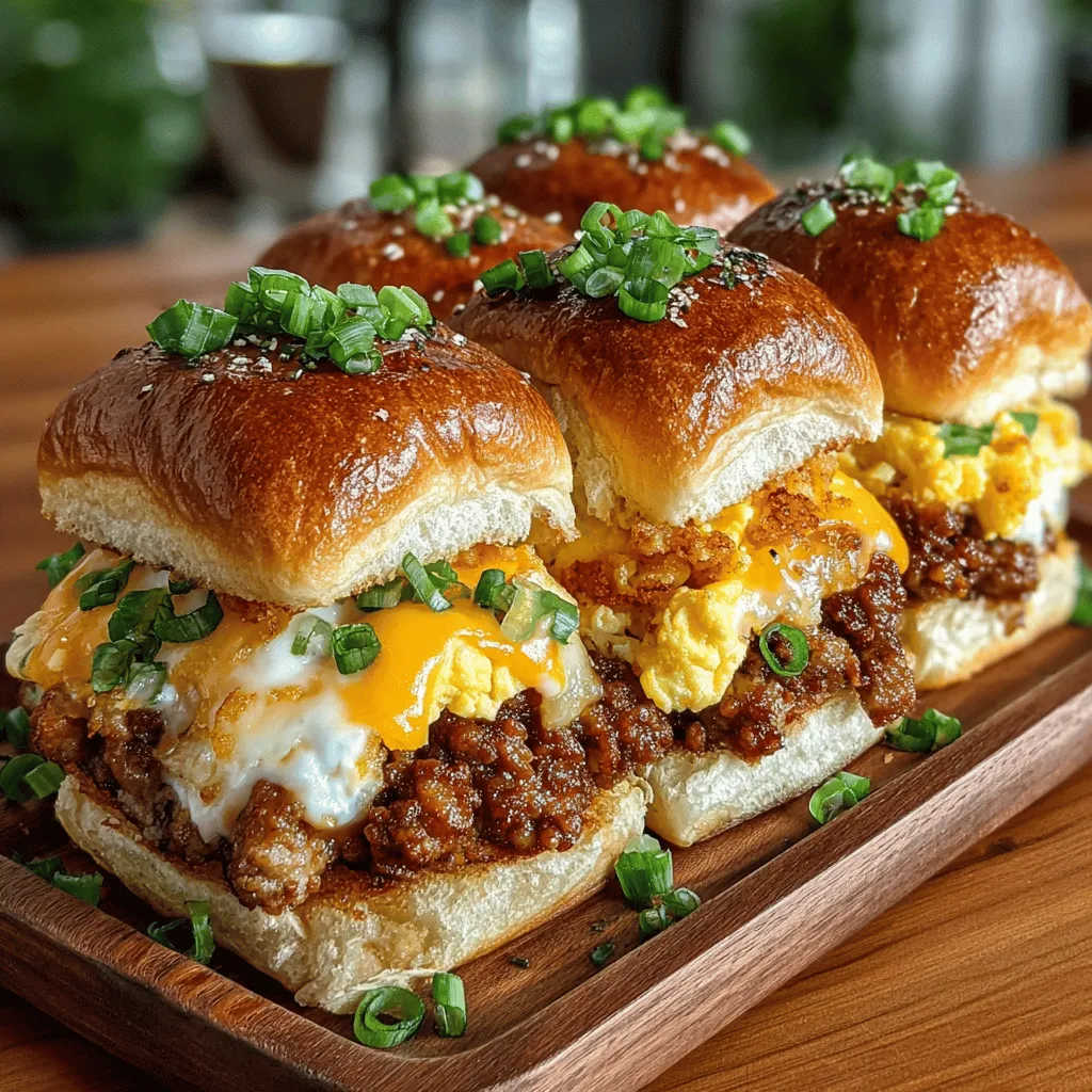 In the delightful realm of breakfast foods, sliders have carved out a special niche, combining convenience with mouthwatering flavors. Among these savory delights, Mini Sausage Egg Hash Brown Sliders stand out as an emblem of breakfast innovation. These sliders are not just your average morning fare; they are a harmonious blend of crispy hash browns, savory sausage, and fluffy eggs, all nestled between soft, pillowy buns. Ideal for breakfast or brunch gatherings, these sliders can elevate any occasion, making them a beloved choice for families and hosts alike.