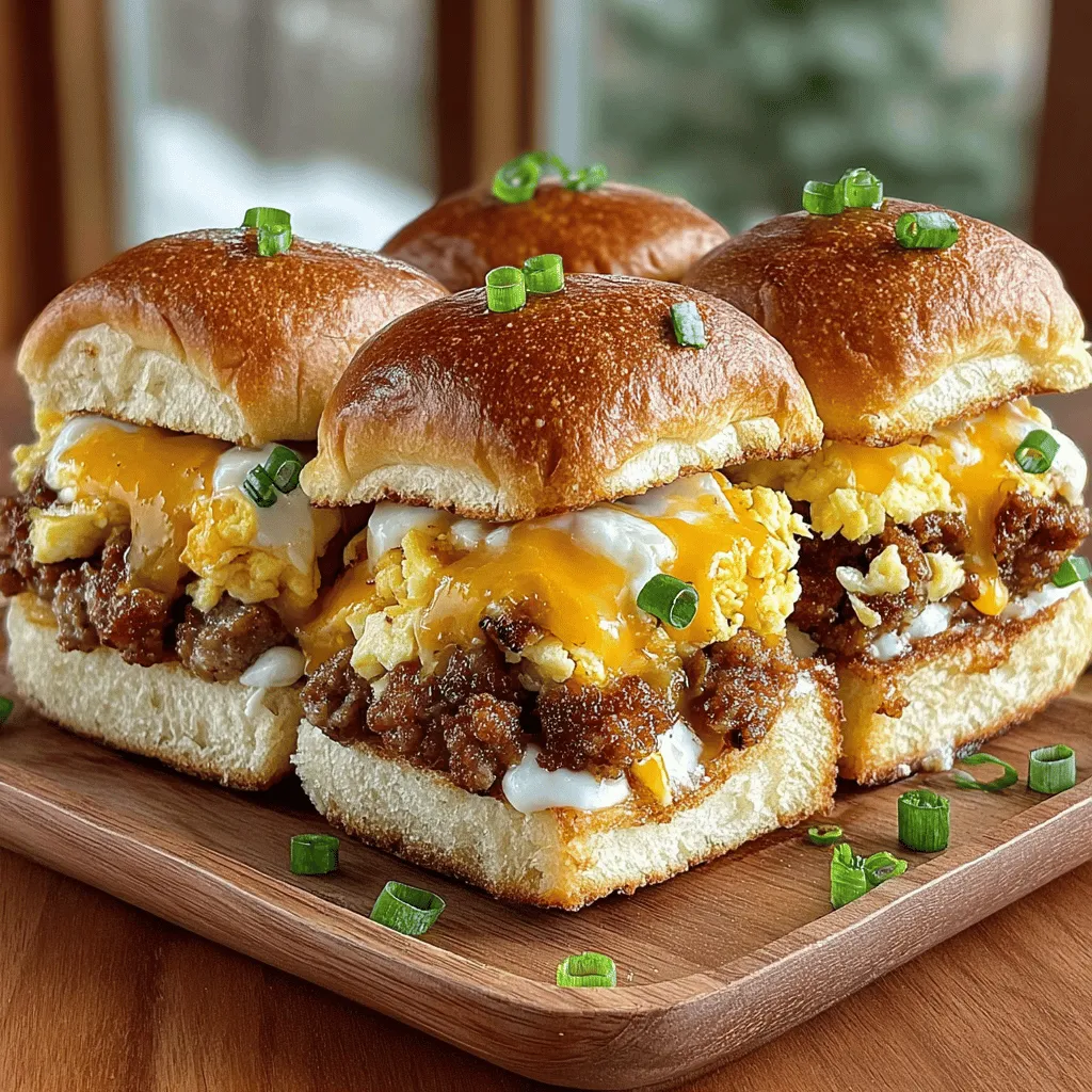 In the delightful realm of breakfast foods, sliders have carved out a special niche, combining convenience with mouthwatering flavors. Among these savory delights, Mini Sausage Egg Hash Brown Sliders stand out as an emblem of breakfast innovation. These sliders are not just your average morning fare; they are a harmonious blend of crispy hash browns, savory sausage, and fluffy eggs, all nestled between soft, pillowy buns. Ideal for breakfast or brunch gatherings, these sliders can elevate any occasion, making them a beloved choice for families and hosts alike.