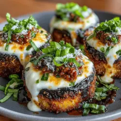 If you're on the lookout for a delicious and nutritious appetizer or snack, look no further than Mini Eggplant Mozzarella Melts. This delightful dish combines the rich, earthy flavors of eggplant with the creamy, gooey goodness of melted mozzarella cheese. The result is an irresistible bite-sized treat that’s perfect for any occasion, whether you're hosting a casual gathering or simply indulging in a cozy night at home.