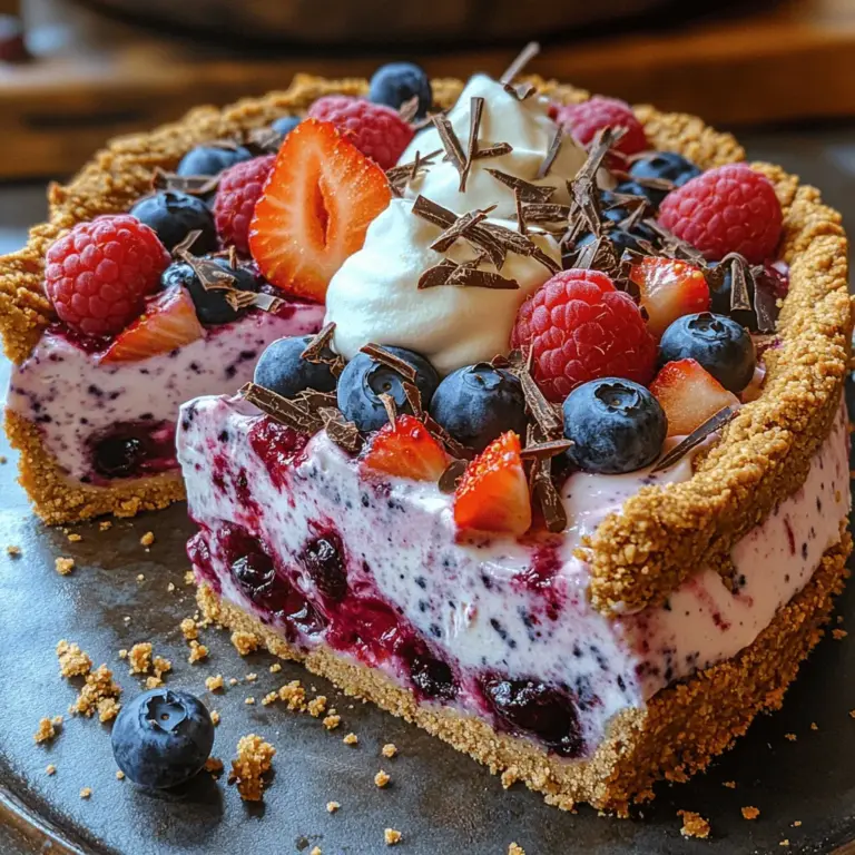 As the sun shines brighter and temperatures rise, the desire for cool, refreshing desserts becomes almost irresistible. Frozen treats, especially during the warmer months, offer a delightful escape from the heat. Among these tempting options, frozen yogurt pies have emerged as a popular choice, combining the creamy indulgence of ice cream with a lighter, healthier profile. One standout recipe in this category is the Berry Bliss Frozen Yogurt Pie, a guilt-free dessert that promises to satisfy your sweet tooth without compromising on nutrition.