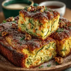 Zucchini Bread Breakfast Casserole is a delightful way to start your day, merging the comforting flavors of traditional zucchini bread with the convenience of a breakfast casserole. This dish stands out as a perfect morning meal that not only satisfies your taste buds but also nourishes your body. With the increasing popularity of meal prep and the need for quick yet wholesome breakfast options, this casserole emerges as an ideal solution for families and busy individuals alike.