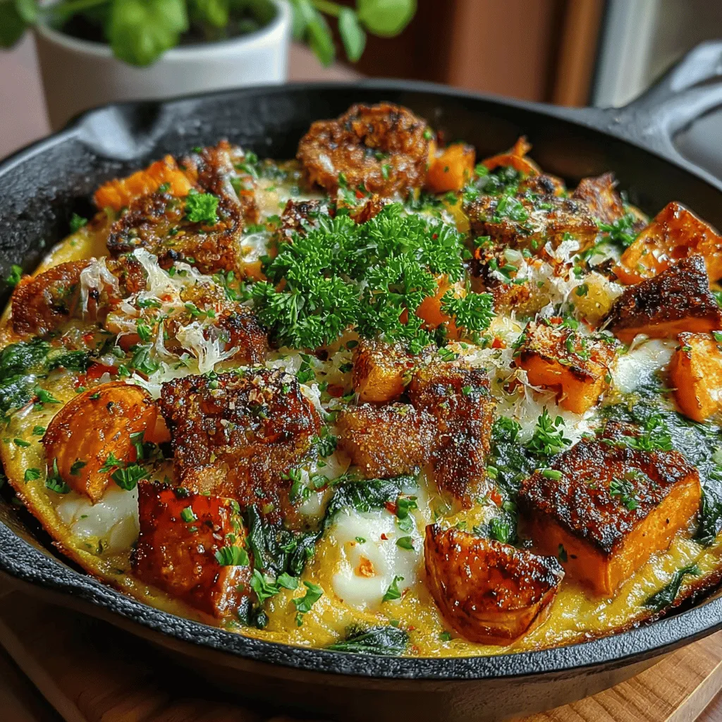 Frittatas are a beloved dish that exemplifies culinary versatility, allowing for a myriad of ingredients and flavor combinations. Originating from Italy, this dish is essentially a baked egg dish that can be served hot or cold, making it ideal for any meal of the day. With their creamy texture and endless customization possibilities, frittatas have become a staple in kitchens around the world. Today, we’re diving into a unique variation: the Spicy Green Chili Sweet Potato Frittata. This dish combines the sweetness of roasted sweet potatoes with the heat of green chilies, creating a delightful balance that tantalizes the taste buds.