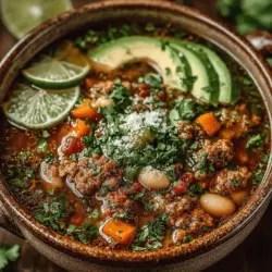 Comforting Crockpot White Bean and Turkey Chili