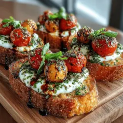 Appetizers hold a special place in culinary traditions around the world, serving as the perfect introduction to a meal or a delightful accompaniment at gatherings. Simple yet delicious, these small bites can make a significant impact on your dining experience, transforming a casual get-together into a memorable occasion. Among the myriad of appetizer options, the Melty Mini Mozzarella & Tomato Baguette Bites stand out as a delectable choice that combines ease of preparation with a burst of flavor, making them ideal for parties, family dinners, or even a cozy night in.