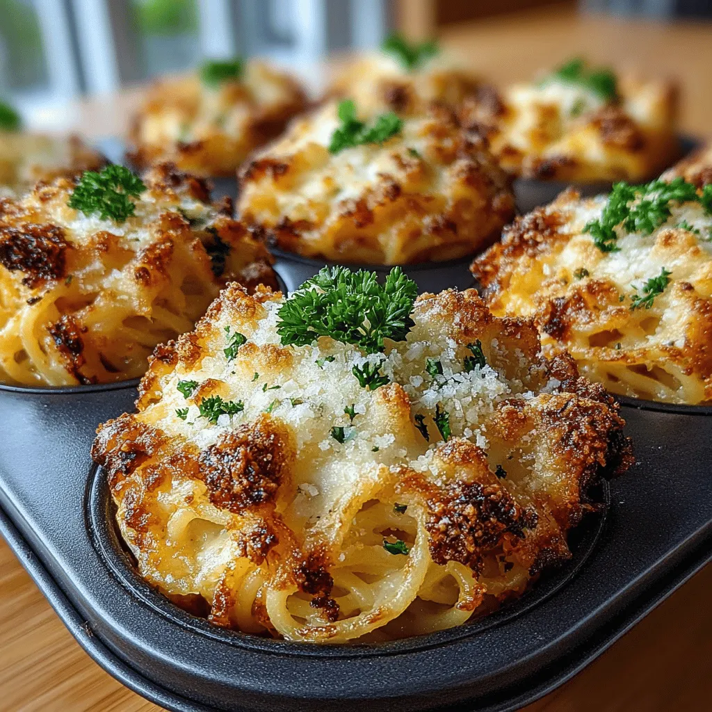 Are you looking for a fun and delicious way to serve pasta? Look no further than Mini Spaghetti & Cheese Noodle Nests! This delightful recipe is a creative twist on traditional spaghetti, transforming it into charming, bite-sized nests that are perfect for any occasion. Whether you're hosting a casual gathering, planning a family dinner, or simply craving a comforting snack, these noodle nests are sure to impress. With their golden, crispy edges and gooey, cheesy centers, they provide a unique presentation that is both visually appealing and utterly satisfying.