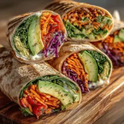 Rainbow Wrap Delight: A Step-by-Step Guide to Creating a Flavorful Meal