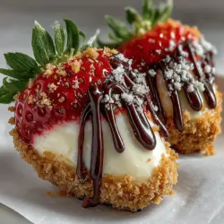 If you're in search of a dessert that perfectly marries indulgence and freshness, look no further than Frozen Cheesecake Stuffed Strawberries. This delightful treat offers a unique twist on traditional cheesecake, encapsulating the creamy richness of cheesecake within the natural sweetness and tartness of fresh strawberries. The result is a refreshing dessert that's not only visually appealing but also incredibly satisfying to eat.