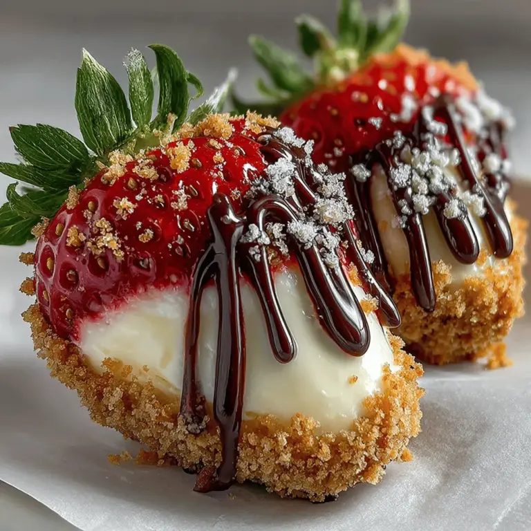 If you're in search of a dessert that perfectly marries indulgence and freshness, look no further than Frozen Cheesecake Stuffed Strawberries. This delightful treat offers a unique twist on traditional cheesecake, encapsulating the creamy richness of cheesecake within the natural sweetness and tartness of fresh strawberries. The result is a refreshing dessert that's not only visually appealing but also incredibly satisfying to eat.