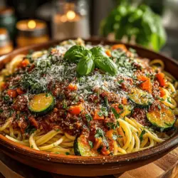 Zucchini Bolognese with Pasta: A Flavorful and Wholesome Dish