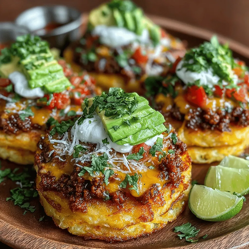 Breakfast has long been hailed as the most important meal of the day, and for good reason. A great breakfast sets the tone for the day, providing the energy and nutrients needed to tackle whatever lies ahead. Among the vast array of breakfast options, the versatility of tacos stands out. From breakfast burritos to breakfast tacos, these handheld delights can be filled with a myriad of ingredients, making them endlessly customizable. Enter the Mini Taco Breakfast Hash Stacks—an innovative dish that marries the beloved elements of a hearty breakfast with the playful concept of taco stacking.