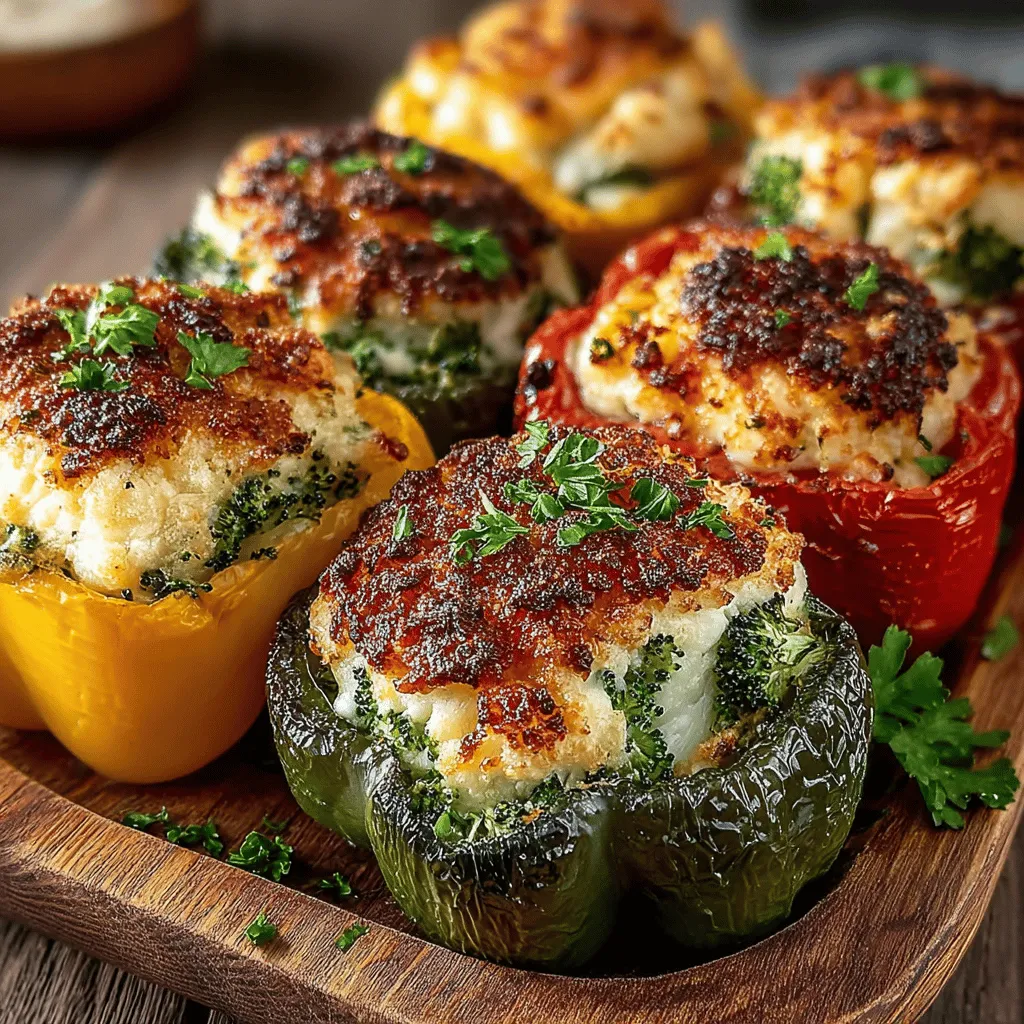 When it comes to versatile appetizers or side dishes, mini stuffed peppers reign supreme. Their petite size makes them perfect for individual servings, while their vibrant colors and flavors can elevate any meal. Mini broccoli cheese stuffed peppers combine the wholesome goodness of broccoli with the comforting richness of cheese, creating a delightful dish that's sure to please both kids and adults alike. This recipe not only tantalizes the taste buds but also offers a nutritious option that can seamlessly fit into a variety of dining occasions, from casual family dinners to festive gatherings.