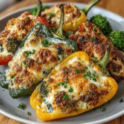 When it comes to versatile appetizers or side dishes, mini stuffed peppers reign supreme. Their petite size makes them perfect for individual servings, while their vibrant colors and flavors can elevate any meal. Mini broccoli cheese stuffed peppers combine the wholesome goodness of broccoli with the comforting richness of cheese, creating a delightful dish that's sure to please both kids and adults alike. This recipe not only tantalizes the taste buds but also offers a nutritious option that can seamlessly fit into a variety of dining occasions, from casual family dinners to festive gatherings.