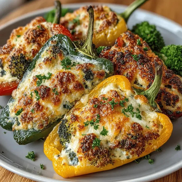 When it comes to versatile appetizers or side dishes, mini stuffed peppers reign supreme. Their petite size makes them perfect for individual servings, while their vibrant colors and flavors can elevate any meal. Mini broccoli cheese stuffed peppers combine the wholesome goodness of broccoli with the comforting richness of cheese, creating a delightful dish that's sure to please both kids and adults alike. This recipe not only tantalizes the taste buds but also offers a nutritious option that can seamlessly fit into a variety of dining occasions, from casual family dinners to festive gatherings.