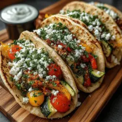Zesty Zucchini Pita Pockets