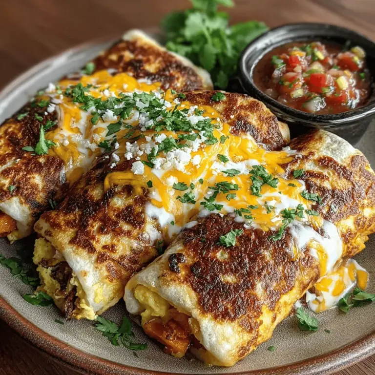 Sweet potato egg and cheese burritos are a delightful fusion of flavors and textures that offer a satisfying meal any time of day. Combining the creamy richness of eggs and cheese with the natural sweetness and earthiness of sweet potatoes creates a dish that is not only delicious but also nutritious. These burritos are perfect for breakfast, lunch, or dinner, making them a versatile addition to your meal rotation.