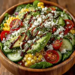 Fresh basil is a key ingredient in our Vibrant Summer Burst Salad Bowl. Its aromatic leaves add a fragrant layer of flavor that complements the crisp veggies and tangy dressing. Not only does basil enhance the overall taste profile, but it also contributes nutritional benefits such as antioxidants and anti-inflammatory properties. When selecting basil, look for vibrant green leaves without browning or wilting, ensuring the freshest flavor for your salad.