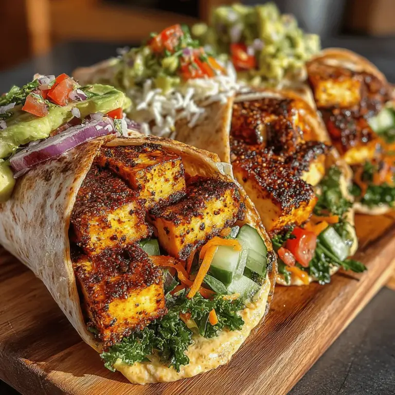 Tofu is a versatile ingredient that can absorb the flavors of any marinade you use, but its texture plays a crucial role in the success of your dish. Pressing tofu is essential for achieving the right consistency, especially when preparing your Garlic Herb Air Fryer Tofu Wraps. By removing excess moisture, you ensure that the tofu can adequately soak up the marinade.