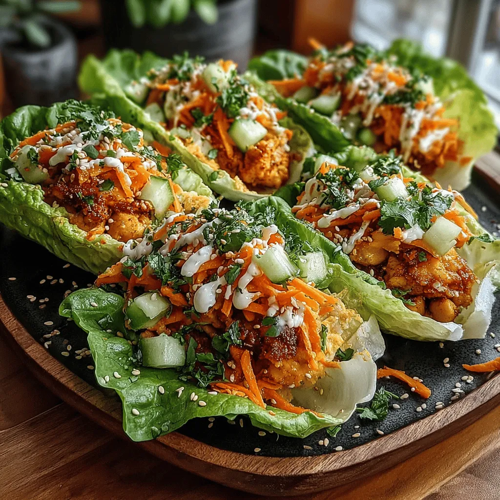 In today’s fast-paced world, finding a meal that is both nutritious and satisfying can be a challenge. Enter the Spicy Tahini Chickpea Lettuce Wraps, a dish that perfectly marries flavor and health. These wraps are not just a treat for your taste buds; they also offer a refreshing take on traditional meals by using crisp lettuce leaves to hold a delicious filling of chickpeas, tahini, and vibrant vegetables. With their spicy kick and creamy texture, these wraps are sure to become a favorite for anyone looking to indulge without the guilt.