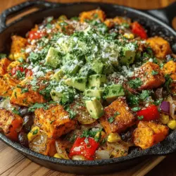 Sweet & Spicy Tex-Mex Sweet Potato Skillet