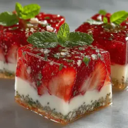 As the temperatures rise and the sun shines brighter, the craving for refreshing treats intensifies. Frozen treats become a staple during the warm weather months, providing a cool respite while satisfying our sweet tooth. Among the myriad of options available, the Delightful Frozen Strawberry Chia Yogurt Squares stand out not only for their delightful taste but also for their health benefits. This recipe combines the natural sweetness of strawberries with the nutritional powerhouse of chia seeds, making it an ideal dessert option for health-conscious families and individuals alike.