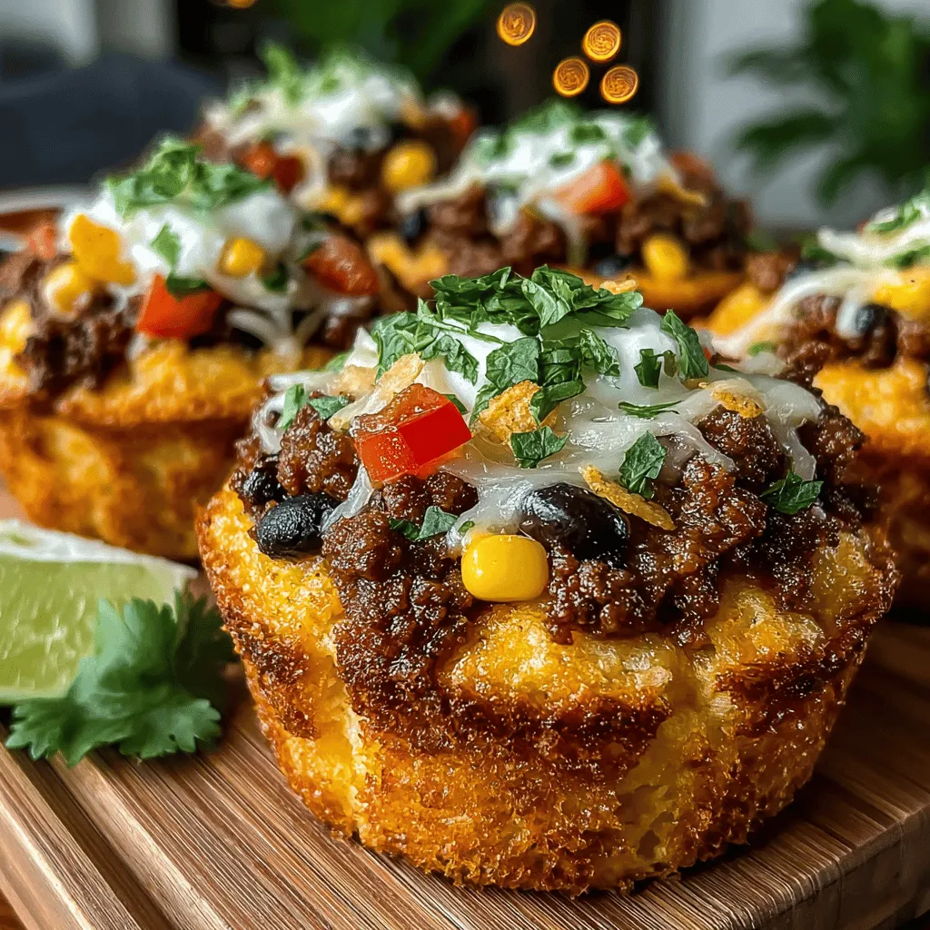 In the realm of comfort food, tacos hold a special place in many hearts. They are a beloved staple, celebrated for their bold flavors and customizable nature. However, if you’re looking to elevate your taco game, the Mini Taco Casserole Muffins offer a creative and convenient twist on this classic dish. These delightful bite-sized muffins combine all the savory goodness of traditional tacos into a portable, easy-to-eat format that’s perfect for any occasion.