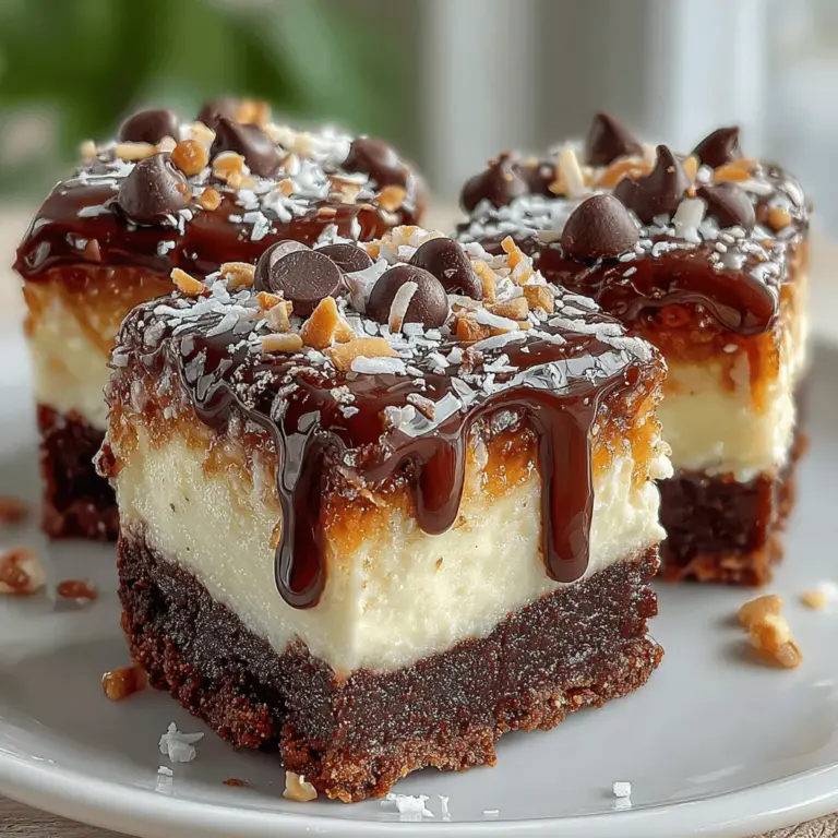 Dessert squares have long been a favorite for their convenience and delightful combination of flavors. Imagine biting into a rich, fudgy brownie batter layered beneath a creamy, refreshing frozen yogurt. That’s exactly what you’ll find in our Decadent Frozen Yogurt Brownie Batter Squares—a treat that marries the lushness of brownie batter with the lightness of frozen yogurt. This recipe not only satisfies your sweet cravings but also offers a healthier dessert option, making it perfect for warm weather gatherings or as a guilt-free indulgence at any time of year.